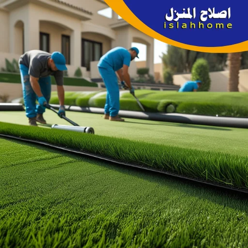 تركيب العشب الصناعي في أم القيوين