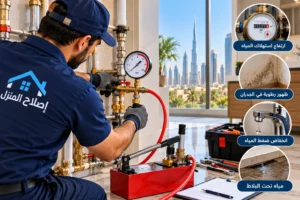 هل اختبار ضغط شبكة المياه يكشف التسربات الخفية في دبي؟ 3 اختبار ضغط شبكة المياه في دبي